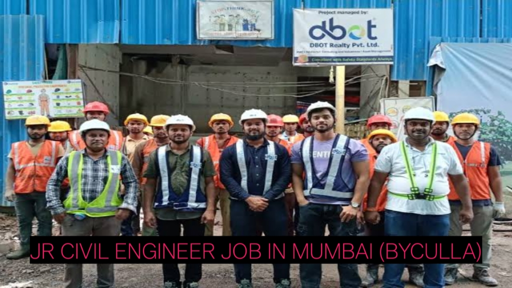 Jr Civil Engineer Job in Mumbai (Byculla) | 1–3 Years Experience | Apply Now