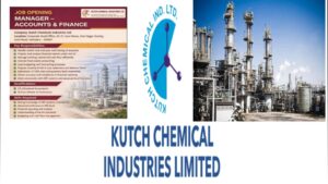 Manager Accounts and Finance Job in Vadodara | Kutch Chemicals Industries Ltd Hiring