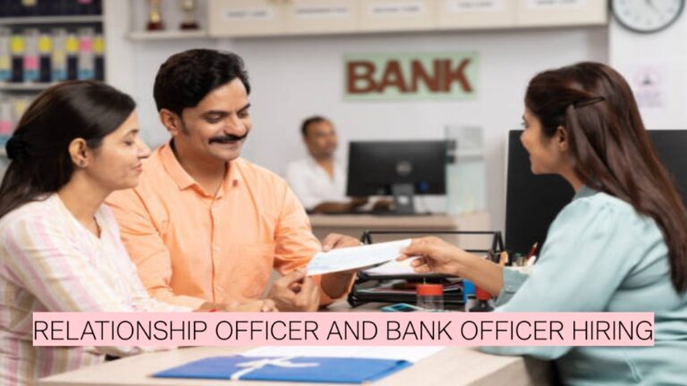 Walk-In Banking Jobs in Hyderabad 2026 | Relationship Officer and Bank Officer Hiring