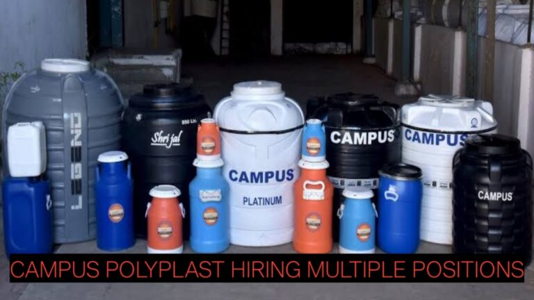 Latest Jobs in Indore, Bhopal and Jaipur 2026 | Campus Polyplast Hiring Multiple Positions