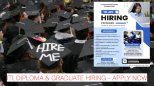 Freshers Jobs in Bangalore 2025 | ITI, Diploma & Graduate Hiring – Apply Now
