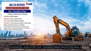 MEIL Walk-In Interview 2026: QA/QC Engineer Jobs for Civil Engineering Professionals