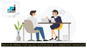 SJ Contracts Pune Jobs 2026: Walk-In Hiring for QA/QC Supervisor to Assistant Manager