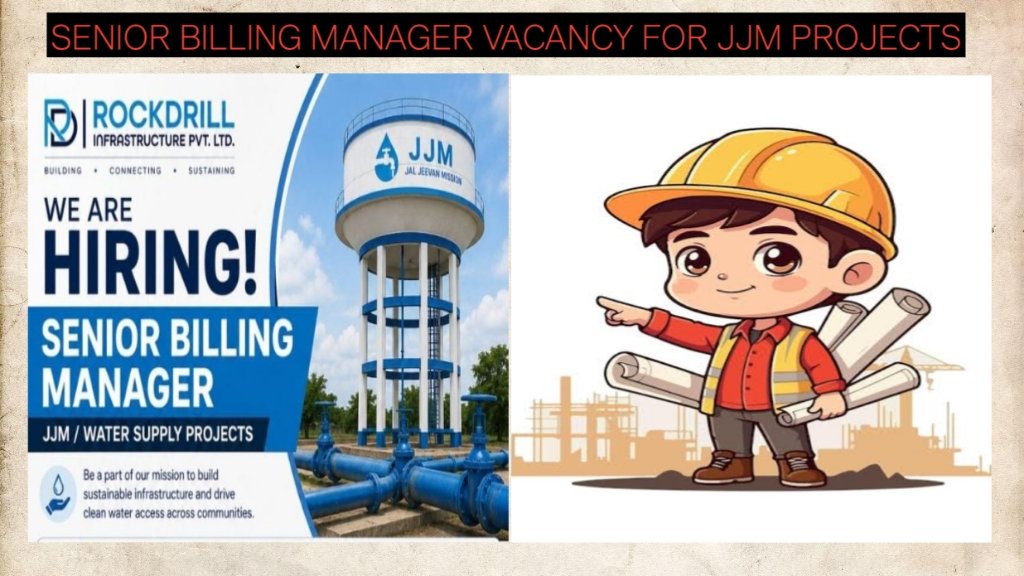 Rockdrill Infrastructure Jobs 2026: Senior Billing Manager Vacancy for JJM Projects