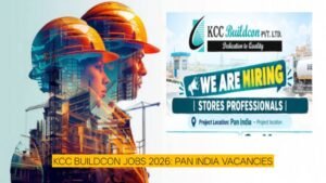 KCC Buildcon Jobs 2026: Pan India Vacancies for Weigh Bridge Operators and Diesel Bowser Supervisors